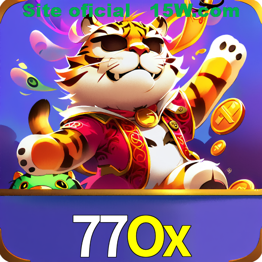 Imagem promocional da 77Ox mostrando a plataforma e suas vantagens